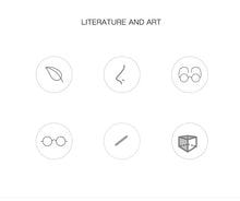 Load image into Gallery viewer, Retro glasses frame women cat eye eyeglasses Large transparent clear eye glasses frames for women  metal leg