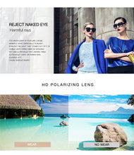 Load image into Gallery viewer, Fashion Womens Polarized Sunglasses Fox Style Sun GLasses  Accessories UV400 Anti-UV400 Sunglasses Women