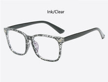 Load image into Gallery viewer, Sexy Purple Spectacle Frame Square Glasses Frame Clear Lens Myopia Nerd Black Sunglasses Fake Designer Eyeglasses Frames Women