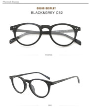 Load image into Gallery viewer, Vintage Clear Glasses Cat Eye Wooden Glasses Frame Men Women Transparent Lens Glasses Wood Optical Eyewear frames