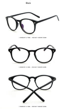 Load image into Gallery viewer, Women Glasses Frame Ladies Eyeglasses Frame Vintage Round Clear Lens Glasses Optical Spectacle Frame