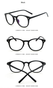 Women Glasses Frame Ladies Eyeglasses Frame Vintage Round Clear Lens Glasses Optical Spectacle Frame