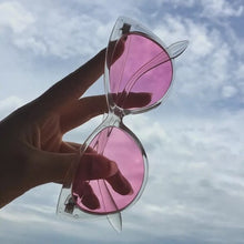 Carica l&#39;immagine nel visualizzatore di Gallery, Transparent Eyeglasses Cat Eye Retro Glasses Frame Luxury Brand Design Glasses Women Eyewear Frames Optical Spectacle Frame