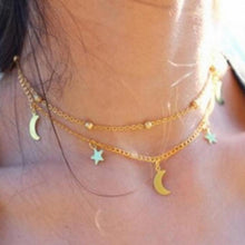 Carica l&#39;immagine nel visualizzatore di Gallery, Fashion Shiny Crystal Necklace Zircon Pendant Transparent Fishing Line Invisible Ladies Necklace Jewelry Clavicle Chain Chocker