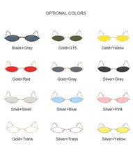Load image into Gallery viewer, Retro Small Round Sunglasses Women Brand Designer Black Sun Glasses For Ladies Alloy Quality Sunglasses Female Oculus De Sol