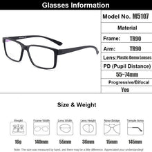 Carica l&#39;immagine nel visualizzatore di Gallery, Gmei Optical Trendy Ultralight TR90 Full Rim Montature per occhiali ottici per uomo Donna Miopia Presbiopia Occhiali Oculos M5107 