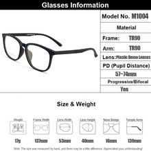 Load image into Gallery viewer, Gmei Optical Urltra-Light TR90 Round Full Rim Men Optical Eyeglasses Frames Women&#39;s Plastic Myopia Presbyopia Spectacles M1004