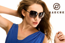 Load image into Gallery viewer, Polarized Ladies Sunglasses Women Gradient Lens Round Sun Glasses Square Luxury Brand Oculos Lunette De Soleil Femme