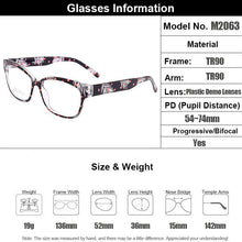 Load image into Gallery viewer, Gmei Optical Urltra-Light TR90 Full Rim Optical Eyeglasses Frame With Flowers Women&#39;s Plastic Myopia Presbyopia Spectacles M2063