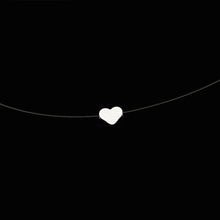 Carica l&#39;immagine nel visualizzatore di Gallery, Female Transparent Fishing Line Necklace Silver Color Invisible Chain Women Rhinestone Choker Necklace Collier Femme