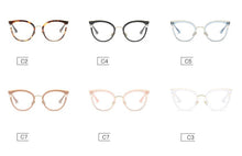 Load image into Gallery viewer, Women Cat Eye Glasses Frames Optical EyeGlasses Fashion Metal Frame Prescription Eyewear Computer Glasses