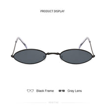 Load image into Gallery viewer, Vintage Small Oval Sunglasses Women Luxury Brand Black Gold Frame Sun Glasses Female Male Pink Yellow Shades Coulos