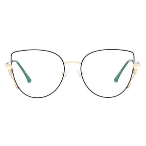 Gmei Optical Stylish Urltra-Light Titanium Alloy Women Square Full Rim Glasses Frames For Myopia Prescription Eyeglasses M18016