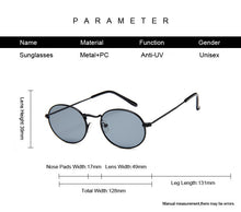 Load image into Gallery viewer, Retro Round Pink Sunglasses Women Brand Designer Sun Glasses For Women Alloy Mirror Female Oculos De Sol Brown