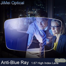 Carica l&#39;immagine nel visualizzatore di Gallery, Anti-Blue Ray Lens 1.67 High Index Ultrathin Myopia Prescription Optical Lenses Glasses Lens For Eyes Protection Reading Eyewear