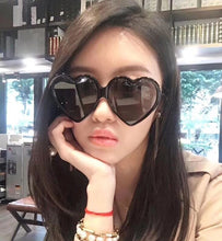 Load image into Gallery viewer, Love Heart Sunglasses Women 2022 Fashion cute sexy retro Cat Eye Vintage cheap Sun Glasses red purple tea UV400 Lens female
