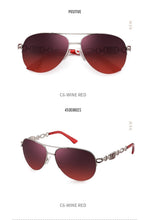 Carica l'immagine nel visualizzatore di Gallery, Pink Sunglasses Women 2022 Pilot Vintage Female Sun Gasses UV 400 White Shades Zonnebril Dames Oculos Feminino De Sol