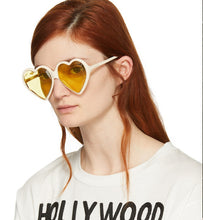 Load image into Gallery viewer, Love Heart Sunglasses Women 2022 Fashion cute sexy retro Cat Eye Vintage cheap Sun Glasses red purple tea UV400 Lens female