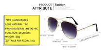 Carica l'immagine nel visualizzatore di Gallery, Brand Designer occhiali da sole sfumati moda uomo e occhiali da sole donna occhiali da sole colorati retrò tendenza Oculos de sol 