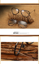 Load image into Gallery viewer, Gmei Optical Retro Decoration Optical Eyeglasses Frames Myopia Metal Alloy Women Men Spectacles Oculos De Grau Eyewear A88011