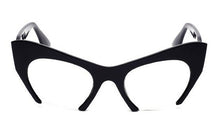 Carica l&#39;immagine nel visualizzatore di Gallery, Retro Half Frame Cat Eye Glasses Frames Women Optical Fashion Eyewear Computer Glasses