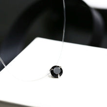 Carica l&#39;immagine nel visualizzatore di Gallery, Fashion Shiny Crystal Necklace Zircon Pendant Transparent Fishing Line Invisible Ladies Necklace Jewelry Clavicle Chain Chocker