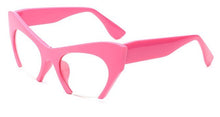 Carica l&#39;immagine nel visualizzatore di Gallery, Retro Half Frame Cat Eye Glasses Frames Women Optical Fashion Eyewear Computer Glasses