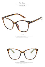 Carica l&#39;immagine nel visualizzatore di Gallery, Cat Eye glasses Frame Women Retro Black Clear Optical Glasses Frame Spectacle Gafas oculos eyewear Transparent fake glasses 2022