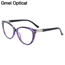 Load image into Gallery viewer, Gmei Optical Stylish Oval Pink Transparent Brand Designer Women Glasses Frames Prescription Eyeglasses Optical Eyewear H8034
