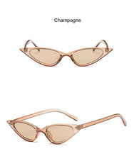 Load image into Gallery viewer, Women Cat Eye Sunglasses Small Size Brand Designer Fashion Retro Ladies Sun Glasses Female Black Purple Red Glasses UV400