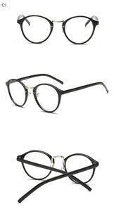 Cute Style Vintage Glasses Women Glasses Frame Round Eyeglasses Frame Optical Frame Glasses Oculos Femininos Gafas