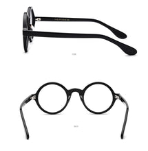 Carica l&#39;immagine nel visualizzatore di Gallery, Acetate Optical Glasses Frame Men Full Retro Vintage Round Circle Prescription Eyeglasses Nerd Women Spectacles Myopia Eyewear