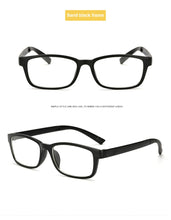 Load image into Gallery viewer, Computer Glasses Men Women Square Anti Blue Light Radiation Coating Film Tinted 0 Degree Clear Lens for Work Home Gaming