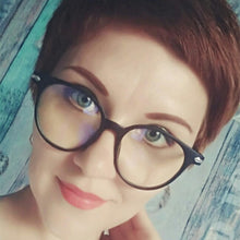 Load image into Gallery viewer, Women Glasses Frame Men Anti Blue Light Eyeglasses Frame Vintage Round Clear Lens Glasses Optical Spectacle Frame