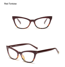 Load image into Gallery viewer, Ralferty Cat Eye Glasses Women Retro Transparent Clear Myopia Optic Frame Eyeglasses  Eyewear spectacle oculo de grau F95175