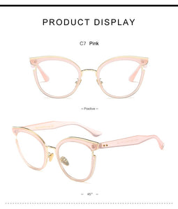 Woman Semi-Transparent Acetate Optical Eyeglasses Fashion Frame Spectacles for Women Prescription Eyewear Glasses Frame