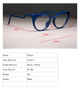 Anti-blue Light Optical Sexy Red Cat Eye Glasses Frames Women Glasses Fashion EyeGlasses
