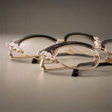 Load image into Gallery viewer, GORGEOUS Ladies Cat Eye Shiny Rhinestones Glasses Frames For Women Eyewear Optical EyeGlasses