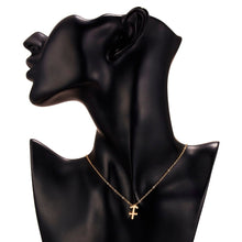 Carica l&#39;immagine nel visualizzatore di Gallery, Female Elegant Star Zodiac Sign 12 Constellation Necklaces Pendant Charm Gold Chain Choker Necklaces for Women Jewelry Cardboard