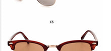 Load image into Gallery viewer, RBRARE Semi-Rimless Brand Designer Sunglasses Women/Men Polarized UV400 Classic Oculos De Sol Gafas Retro Eyeglasses