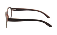 Load image into Gallery viewer, NEW Round Wood Glasses Frames Men Clear Lens Prescription eyeglass Frames Computer Reading Glasses Women With Box FT3008