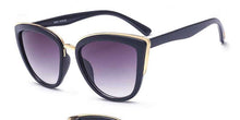 Carica l'immagine nel visualizzatore di Gallery, Fashion Women Cateye Sunglasses Fashion Trend Vintage Elegant Oval Lady Sun Glasses Female oculo de sol Shades Summer style