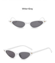 Load image into Gallery viewer, Women Cat Eye Sunglasses Small Size Brand Designer Fashion Retro Ladies Sun Glasses Female Black Purple Red Glasses UV400