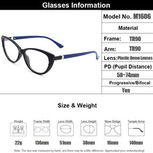 Load image into Gallery viewer, Gmei Optical Fashionable Urltra-Light TR90 Women Oval Full Rim Optical Eyeglasses Frames Female Plastic Myopia Eyewear M1606