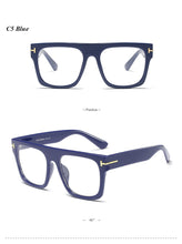 Load image into Gallery viewer, Acetate Square Glasses Frame Men Retro Metal Optical Eyewear Women Eyeglasses Frame Clear UV400 Brand Designer oculos