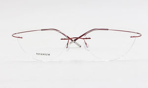 Rimless Glasses Frame Women Titanium Ultralight Eyeglasses Prescription Frameless Cat Eye Eyewear Myopia Optical Frame