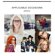 Load image into Gallery viewer, mimiyou Leopard Acetate Square Glasses Frame Women Retro Optical Eyewear Men Eyeglasses Frame Clear UV400 Brand Designer oculos