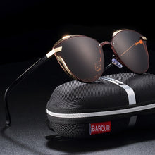 Load image into Gallery viewer, BARCUR Fashion Polarized Women Sunglasses Round Sun Glass Ladies Lunette De Soleil Femme