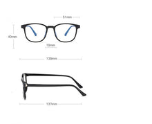 Load image into Gallery viewer, Square Eye Glasses Frames for Men Women Ladies Flat Mirror Clear Frame For Myopia Eyeglasses Retro PC Frame Fake Glasses