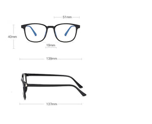 Square Eye Glasses Frames for Men Women Ladies Flat Mirror Clear Frame For Myopia Eyeglasses Retro PC Frame Fake Glasses